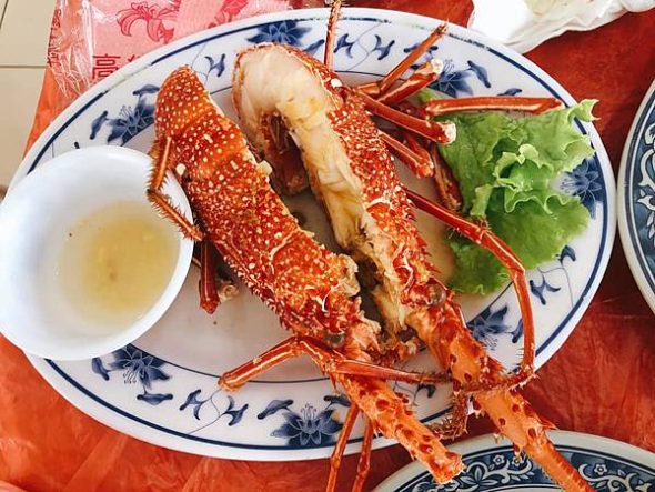 花蓮寵物友善餐廳-鹽寮龍蝦海鮮餐廳_Yu Ching提供