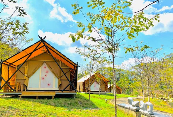 遠山望月溫泉風呂 露營區-高雄市六龜寵物友善露營 - Petsyoyo寵遊網