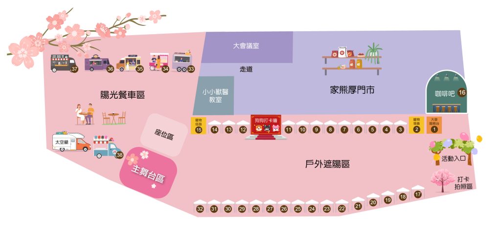 2026 PetZoo 櫻花市集-毛孩走春公益生活節 寵物市集