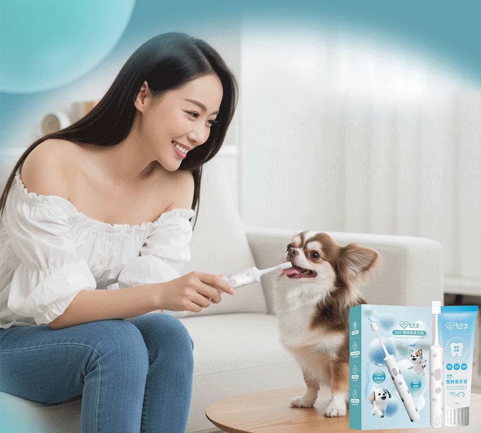 毛孩派360°智能牙刷 寵物牙刷 阿拉丁全球行銷 寵好物
